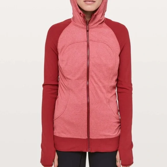 Lululemon Dance Studio Jacket Rib Sleeve Reversible Size 8 - Picture 3 of 14